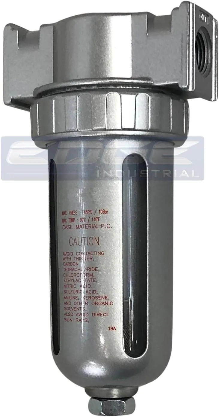 In LINE Desiccant AIR Dryer for Compressed AIR Great for Pneumatic Tools Spray Booth Plasma Cutter, with Desiccant beads (1/2" NPT)