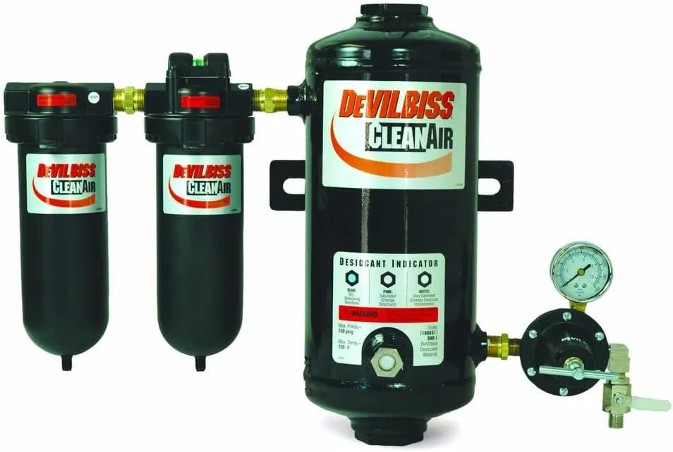 Itw Devilbiss 130026 3-stage Desiccant Air Dryer System