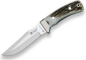 Joker Knife Gamo CC45 with Hooks in Deer Antler and 5.1 in. MOVA Blade, Fishing, Hunting, Camping and Trekking Tool