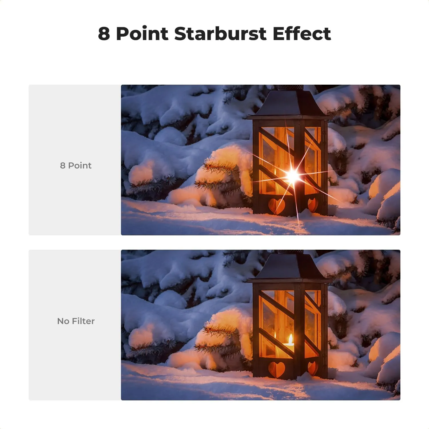 K&F Concept 67mm Star Filters Kit (3pcs) 4 Points 6 Points 8 Points Cross Screen Starburst Filters Set -18 Layer Coating Ultra Slim Optical Glass Camera Lens Filter with 3 Cleaning Cloth