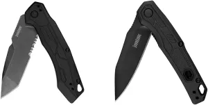 Kershaw Analyst Tanto Pocket Knife, 3.25" 8Cr13MoV Steel Blade, assisted opening, Liner Lock Folder EDC