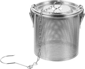 Kichvoe Pot Stewed Strainer Household Seasoning Filter Portable Soup Filter Hanging Hook
