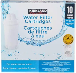 KIRKLAND SIGNATURE WATER FILTER CARTRIDGE PACK of 10