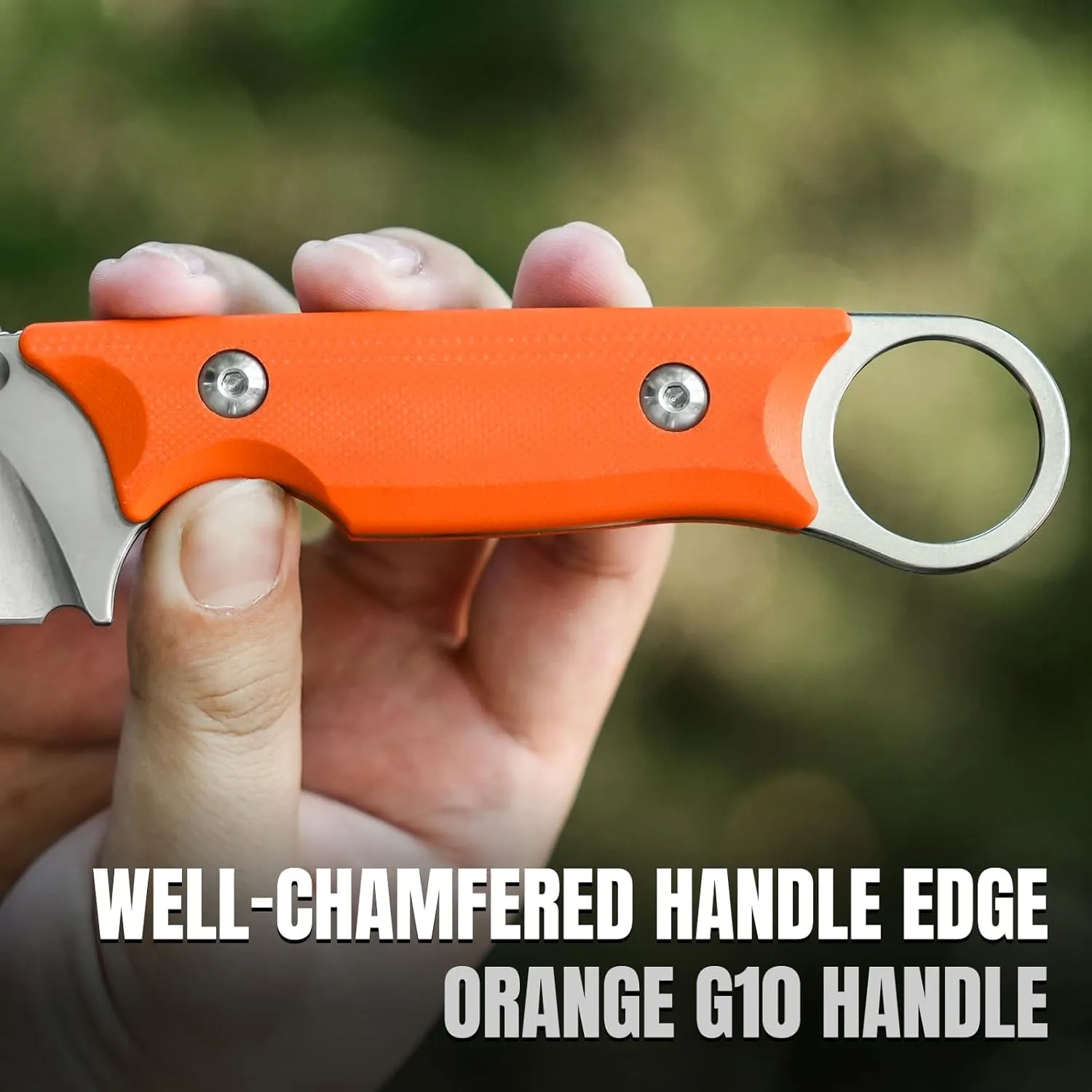 Kizer Cabox Fixed Blade Knife 3.36" D2 Steel Fixed Blade Hunting Knife G10 Handle with Sheath Survival Camping Knife 1048M2