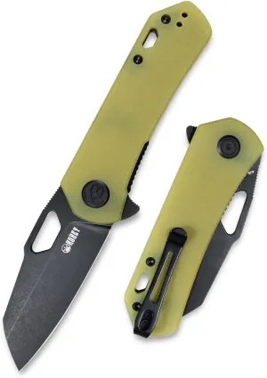 KUBEY Duroc KU332H Pocket Knife for EDC, 2.91" AUS-10 Blade G10 Handle Outdoor Camping Knife for Men