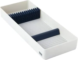 KUHN RIKON Wave Safe Store Knife Organiser, White, 25 cm