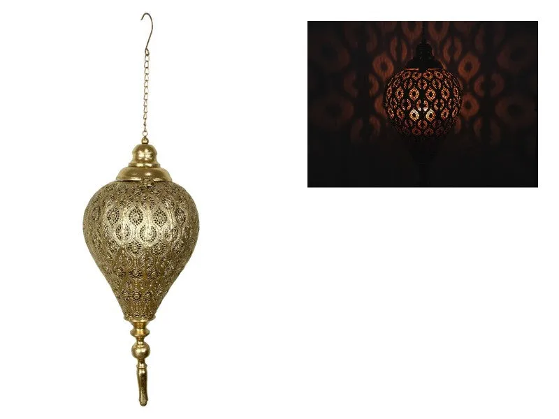 Lantern // Gold Moroccan 80cm