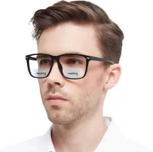 Large Bifocal Reading Glasses Men Oversized Blue Light Blocking Bifocals Readers 1.0 1.25 1.5 1.75 2.0 to 3.5 …