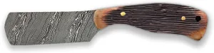 Large Bull Cutter Fixed Blade Knife w/Leather Sheath (Sawmill)
