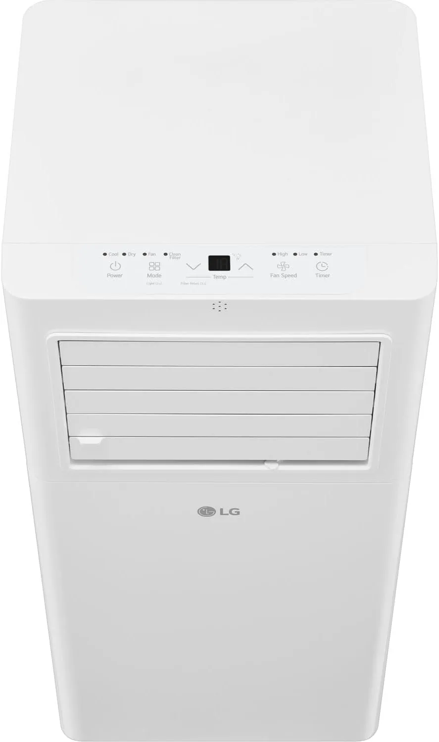 LG 6,000 BTU (DOE) / 10,000 BTU (ASHRAE) Portable Air Conditioner, Cools 250 Sq.Ft. (10' x 25' room size), Quiet Operation,LCD Remote, Window Installation Kit Included, 115V