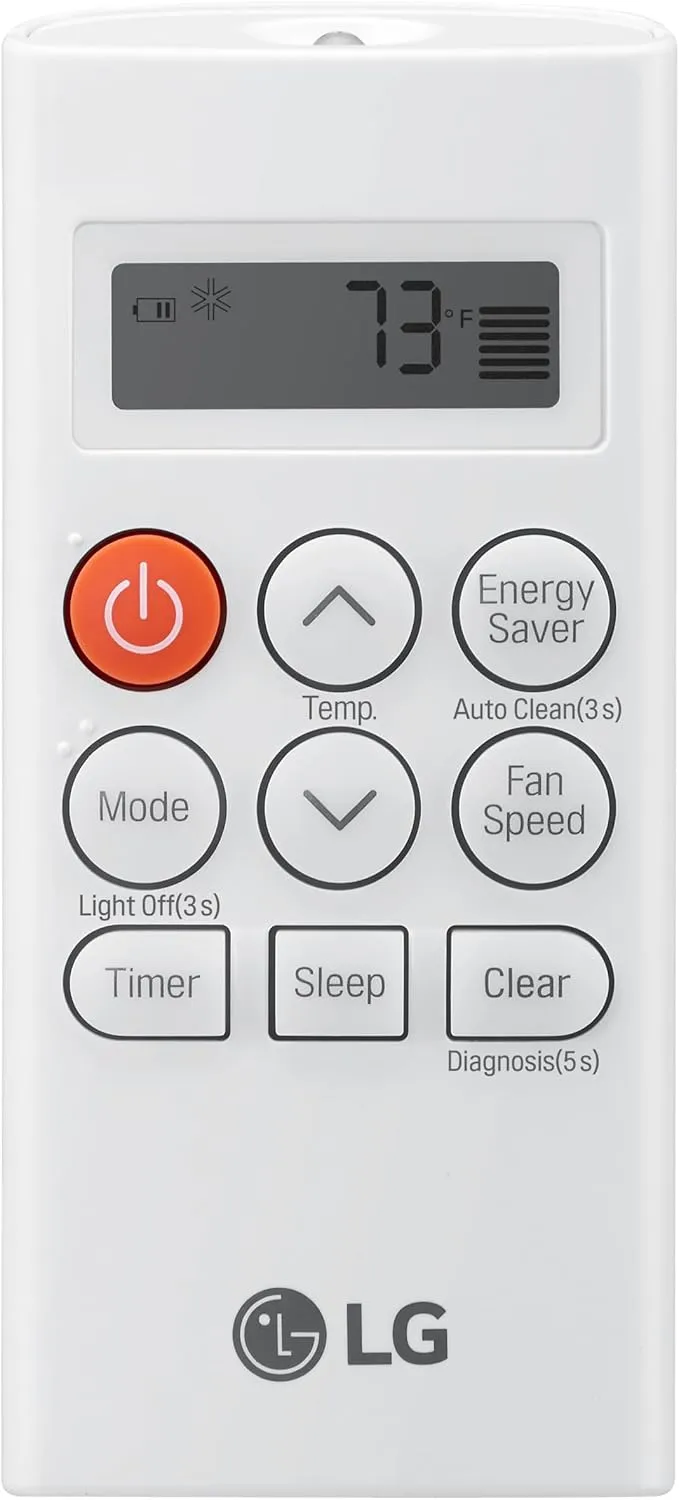 LG LW1522FVSM Window Conditioner with Dual Inverter Technology, Wi-Fi Enabled w/Remote, Ultra Quiet Operation, 700 Sq.Ft, 4-Way Air Deflection, 3 Cooling and Fan Speeds, 115V, 14,000 BTU, White