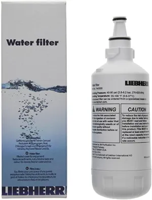 Liebherr 7440000 and 744000200 Refrigerator Water Filter OEM, white, small