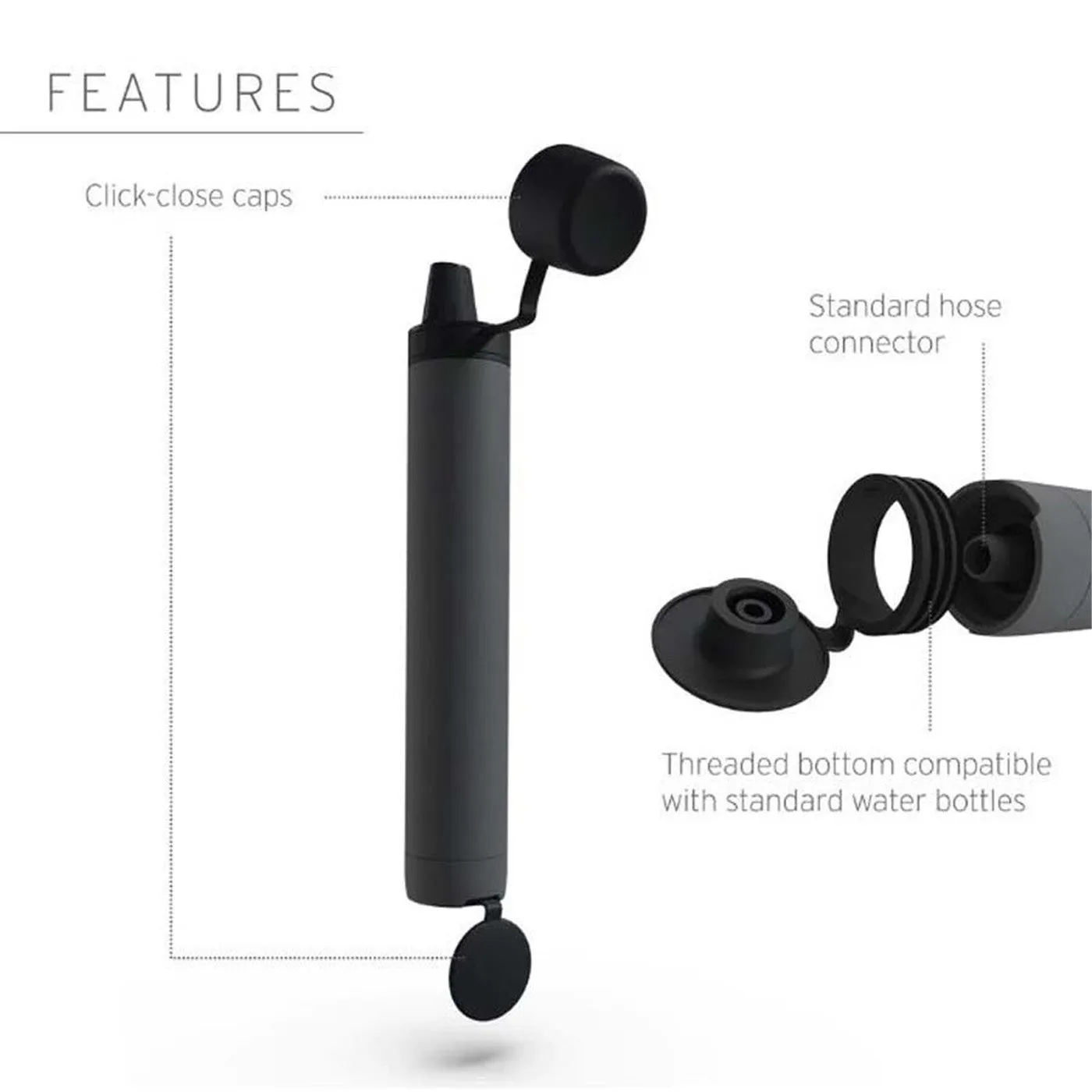 LifeStraw Peak Personal Water Filter Straw