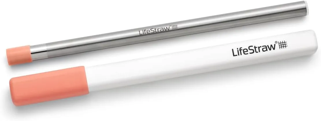 LifeStraw Sip – Reusable Stainless Steel Water Filter Drinking Straw