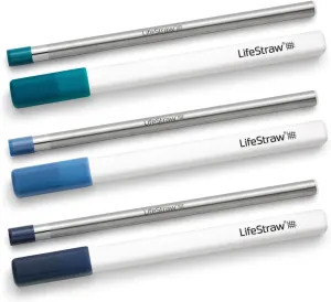 LifeStraw Sip – Reusable Stainless Steel Water Filter Drinking Straw