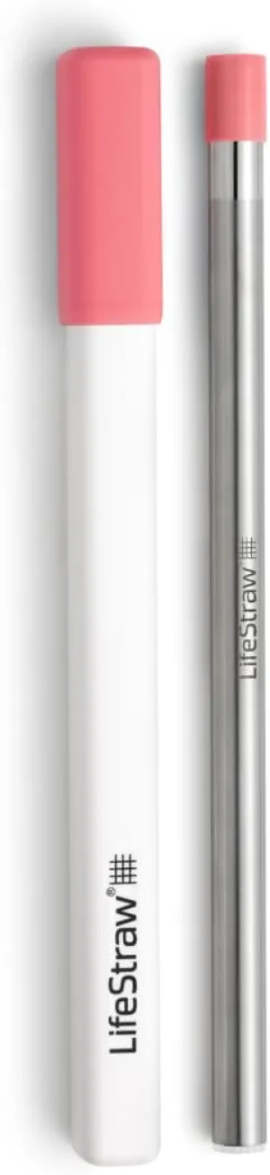 LifeStraw Sip – Reusable Stainless Steel Water Filter Drinking Straw