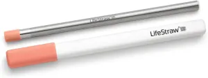 LifeStraw Sip – Reusable Stainless Steel Water Filter Drinking Straw