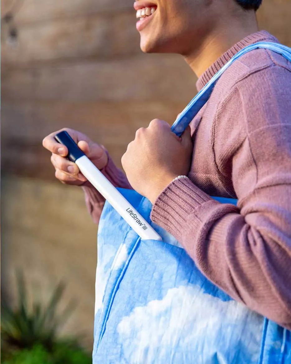 LifeStraw SIP Reusable Steel Filter Straw with carry case MIDNIGHT BLUE