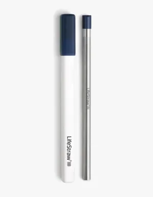 LifeStraw SIP Reusable Steel Filter Straw with carry case MIDNIGHT BLUE