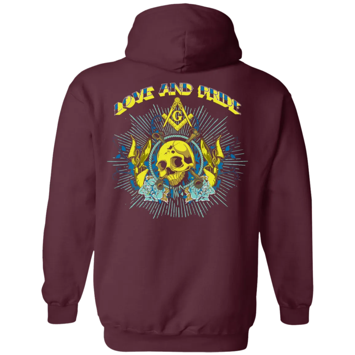 Love And Pride Freemason Square & Compass Symbol