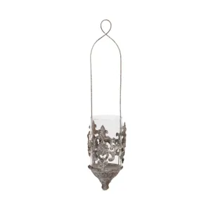 Lyon Hanging Antique Metal Hurricane