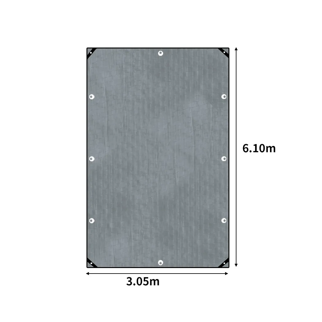 Manan Tarp Tarpaulin 200GSM Camping 3.05mx6.10m