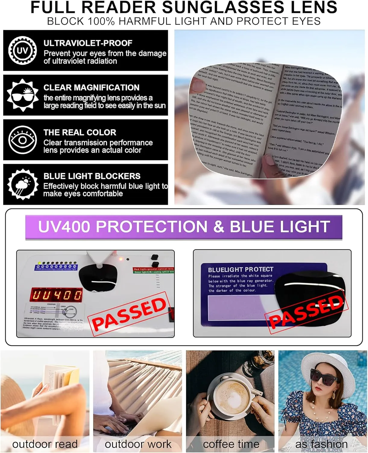 MARE AZZURO Cat Eye Cat Eye Reader Sunglasses Women UV Protection Outdoor Reading Glasses 1.0 1.25 1.5 1.75 2.0 2.25 2.5 2.75 3.0 3.5 (Leopard, 1.00)