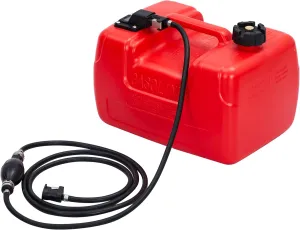 Marine Tank, 3 Gallon Marine Portable Tank Outboard Marine Boat Transfer Tank With Line, I-Shaped Handle, Easy to Carry