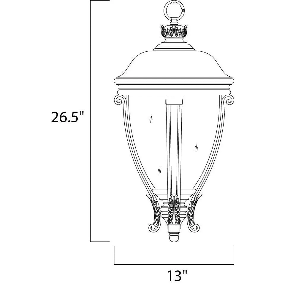 Maxim Lighting CAMDEN VX 41429WGGO Exterior Traditional - Bronze