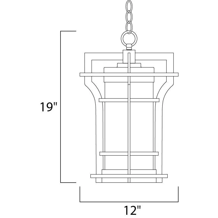 Maxim Lighting OAKVILLE 30488WGBO Exterior Contemporary - Black