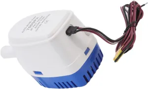 Mini Auto Bilge Pump with a Filter Base - Light Diving Pump for Automatic Drainage - Plastic Cover Material (24V)