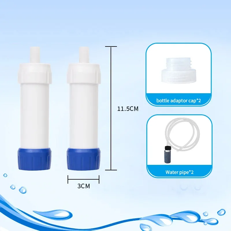 Mini Camping Water Purifier Filter Straw for Outdoor Emergency Travel Hiking
