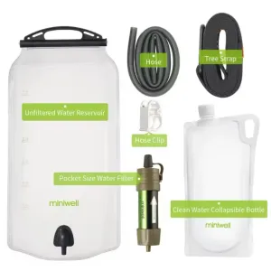 Miniwell - All in one survival water filter system