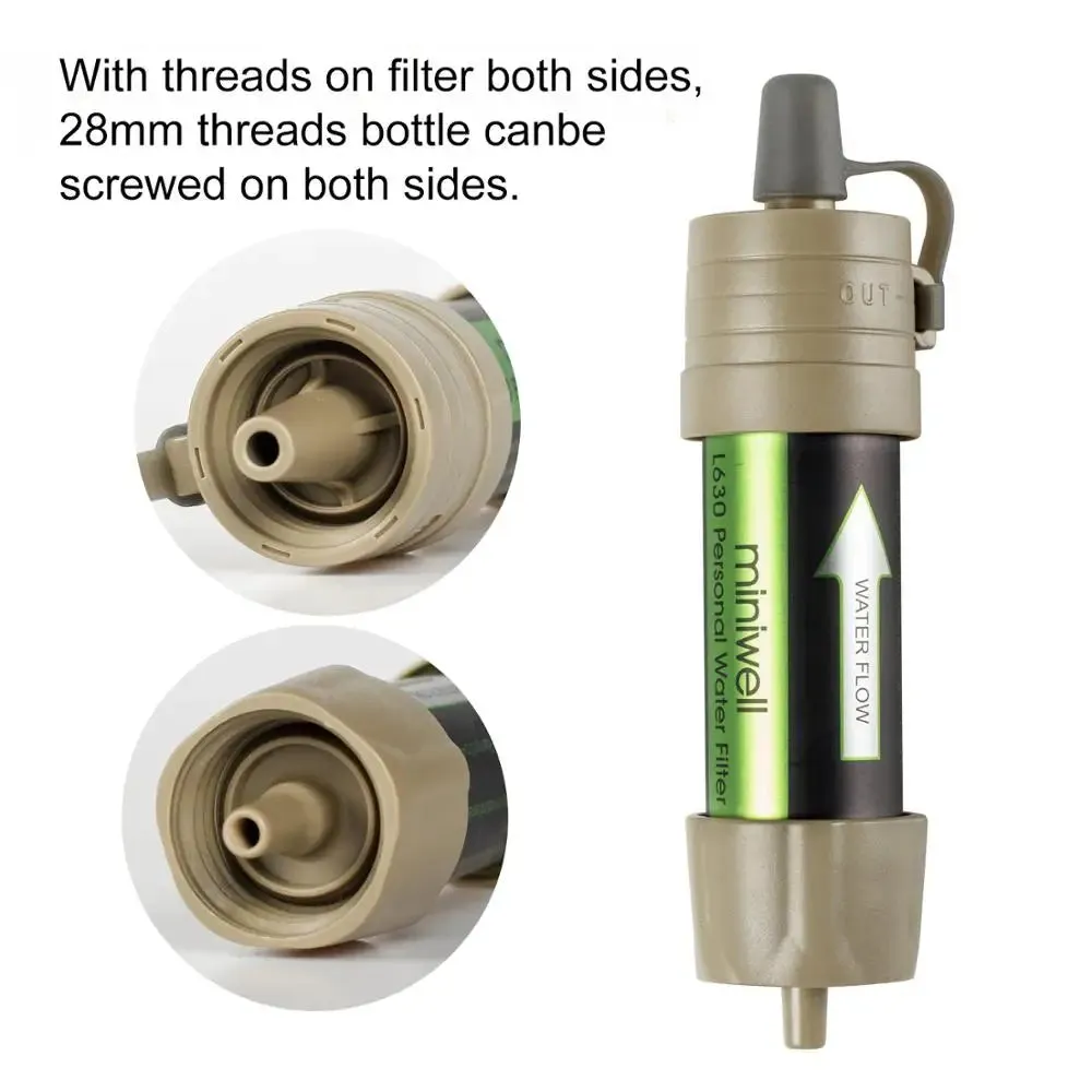 Miniwell L630 Camping Purification Water Filter Straw
