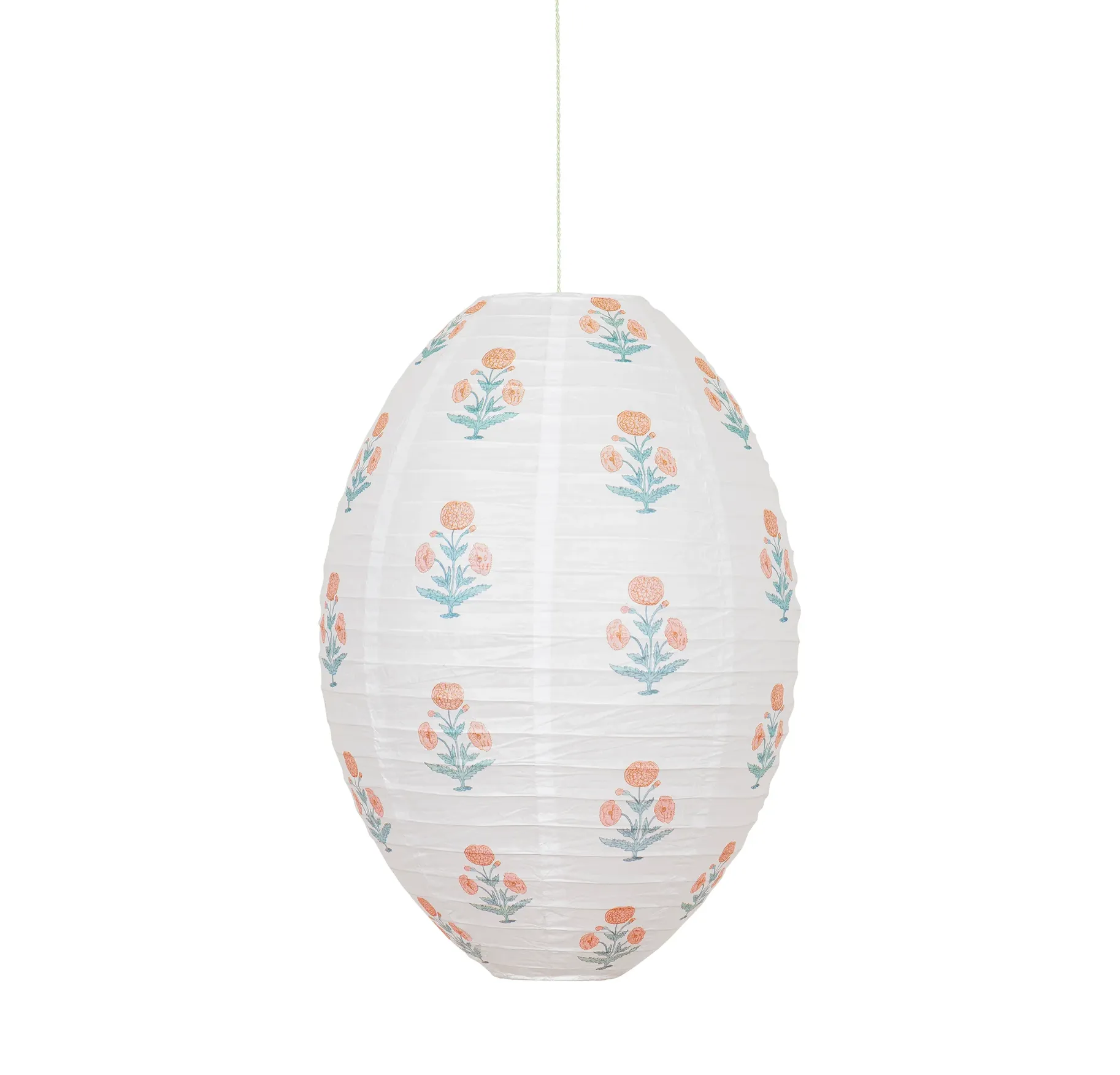 Molly Mahon Hanging Lanterns - Green & Blue
