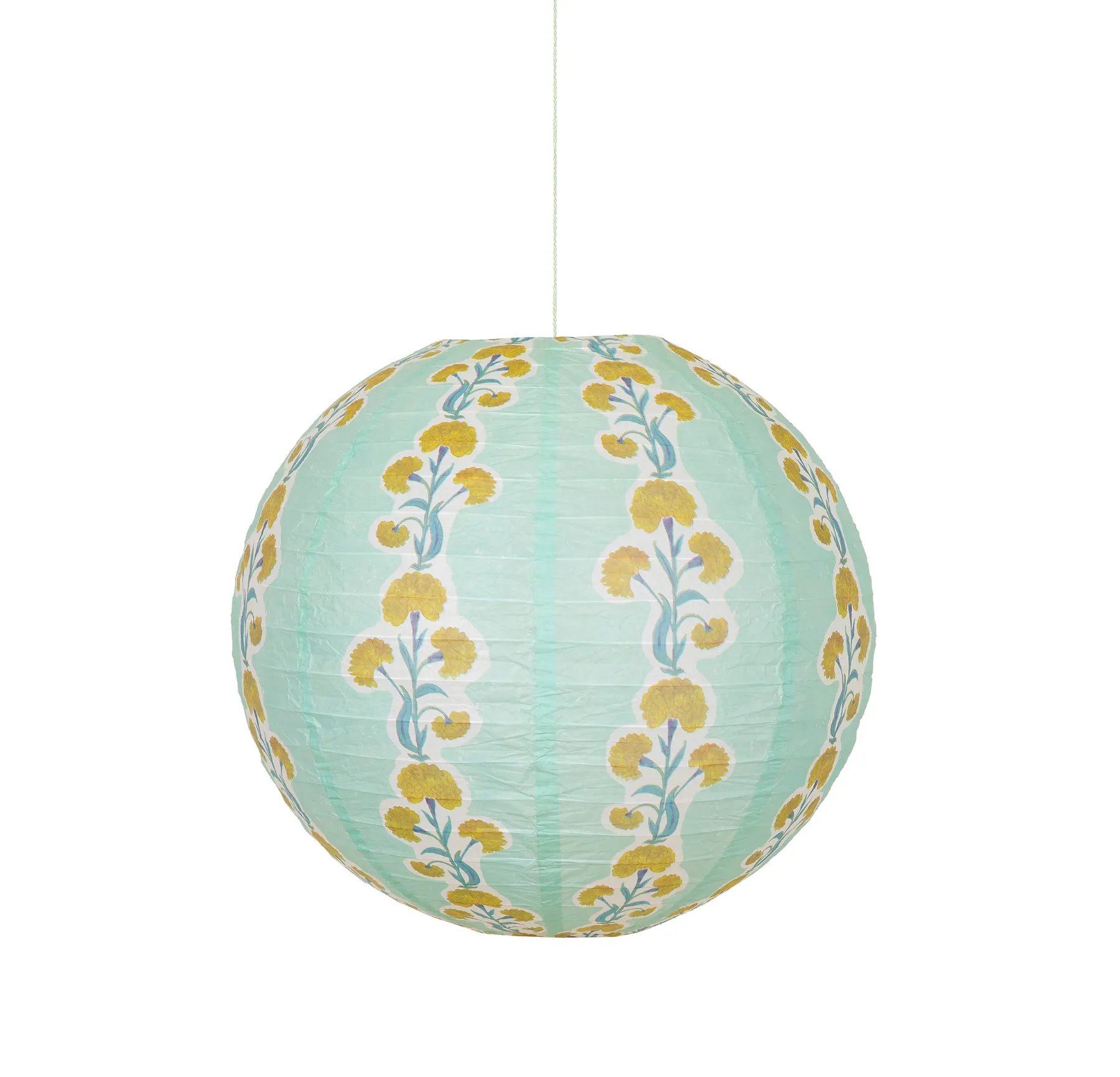 Molly Mahon Hanging Lanterns - Green & Blue