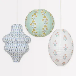 Molly Mahon Set of 3 Hanging Lanterns