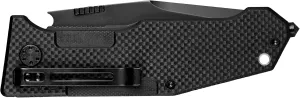 MT7-2AS Folding Pry 2" High Tech Folding Blades Knife, Black