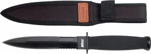 MTech USA MT-225 11.5" Overall,Black Bladed Boot Knife & Sheath