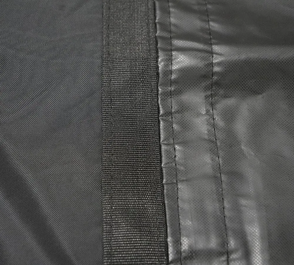 Mytee Products (2 Pack) Airbag/Parachute Fabric Black Ultra Light Lumber Tarp 28' x 27' (10' Drop) - 14 Oz Vinyl Lumber Tarps for Flatbed Truck & Trailer