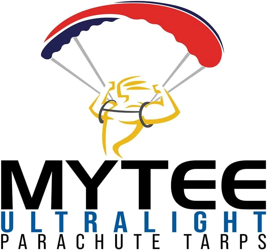Mytee Products (2 Pack) Airbag/Parachute Fabric Black Ultra Light Lumber Tarp 28' x 27' (10' Drop) - 14 Oz Vinyl Lumber Tarps for Flatbed Truck & Trailer