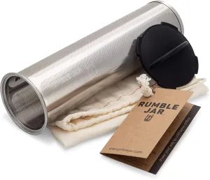 Next-Gen Cold Brew Coffee Maker for Mason Jars - 200 Micron Filter Is Ideal for Coarse Grounds & Stronger Coffee - Standalone Filter (no Mason Jar included)