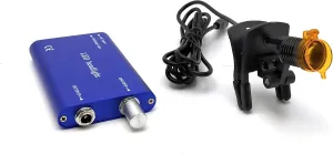 NSKI 3W LED Head Lamp Insert Type/Clip-on Type with Filter for Binocular Loupe Blue (Plastic Clip)
