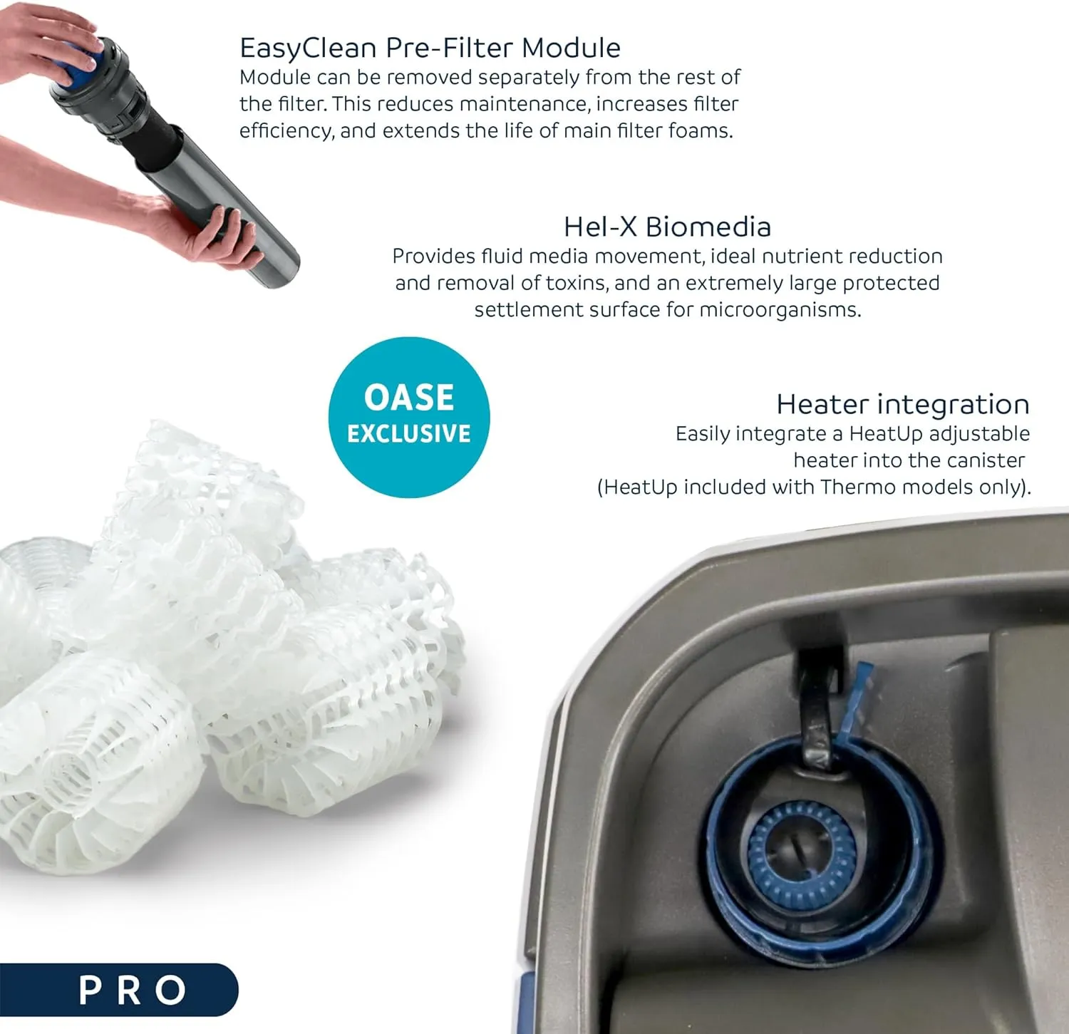 OASE Indoor Aquatics 55146 Biomaster 350, Black