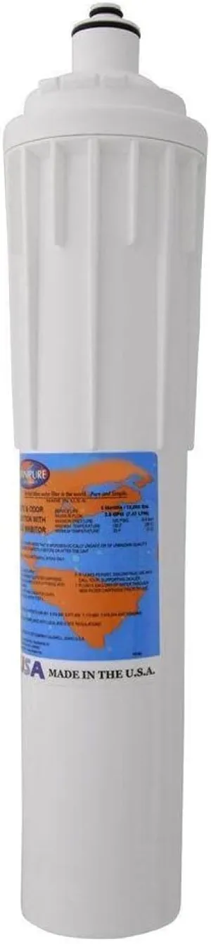 Omnipure Commercial ELF XL 5M 15"x4" Diameter 5 Micron Carbon Block Water Filter