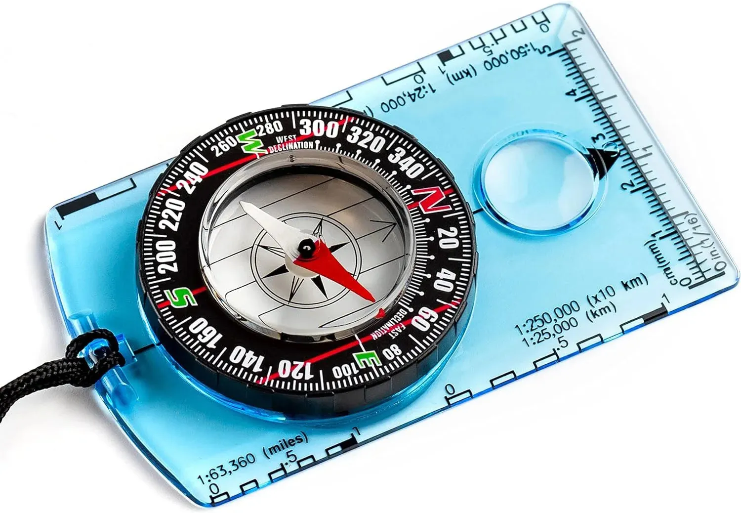 Orienteering Compass - Hiking Backpacking Compass | Advanced Scout Compass for Camping & Navigation - Baseplate Survival Tool