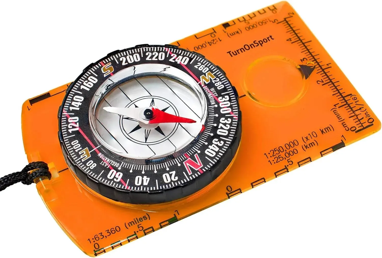 Orienteering Compass - Hiking Backpacking Compass | Advanced Scout Compass for Camping & Navigation - Baseplate Survival Tool