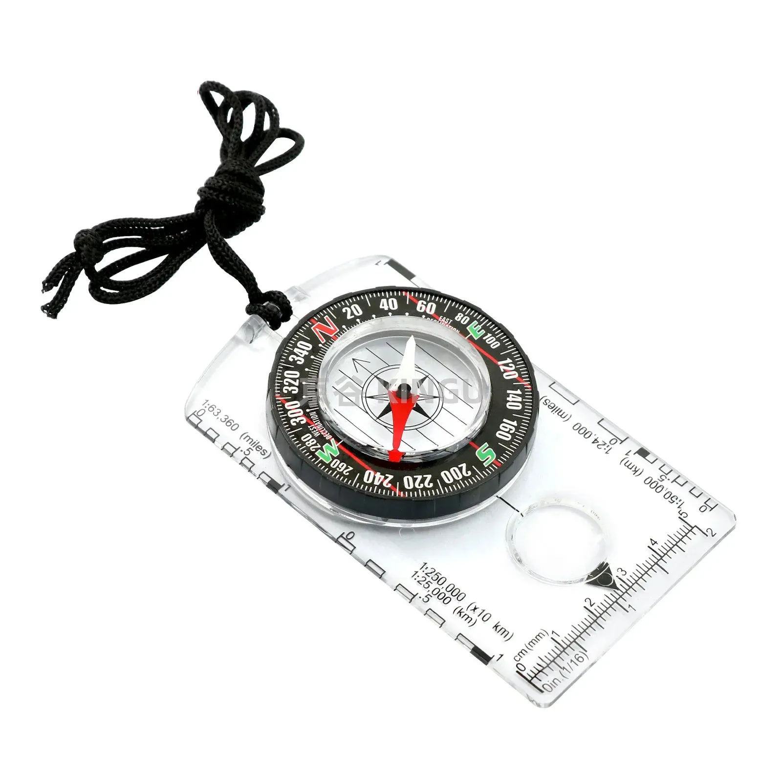 Orienteering Compass - Hiking Backpacking Compass | Advanced Scout Compass for Camping & Navigation - Baseplate Survival Tool