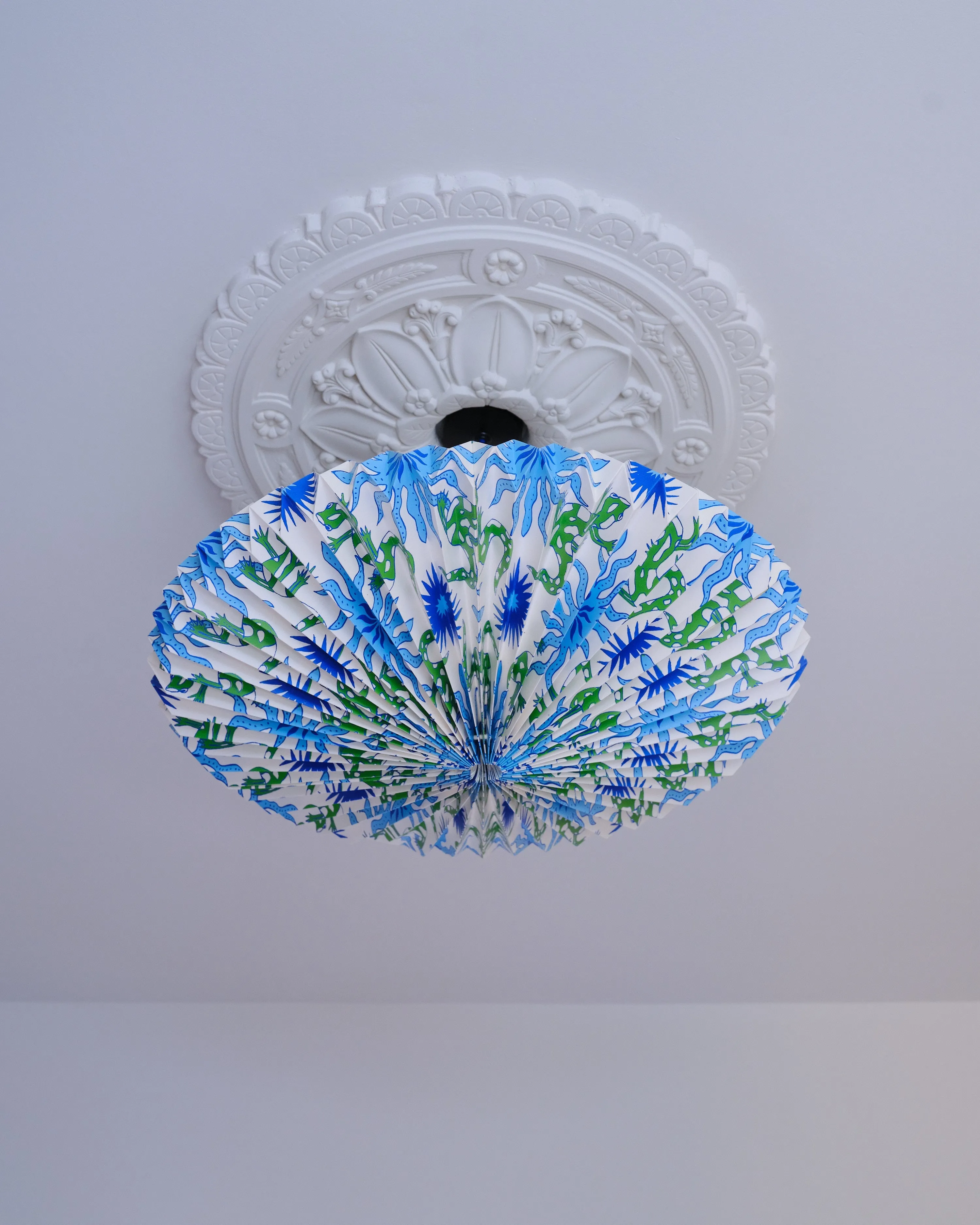 Origami Paper Lightshade Eclipse 'Dancing Lizards'