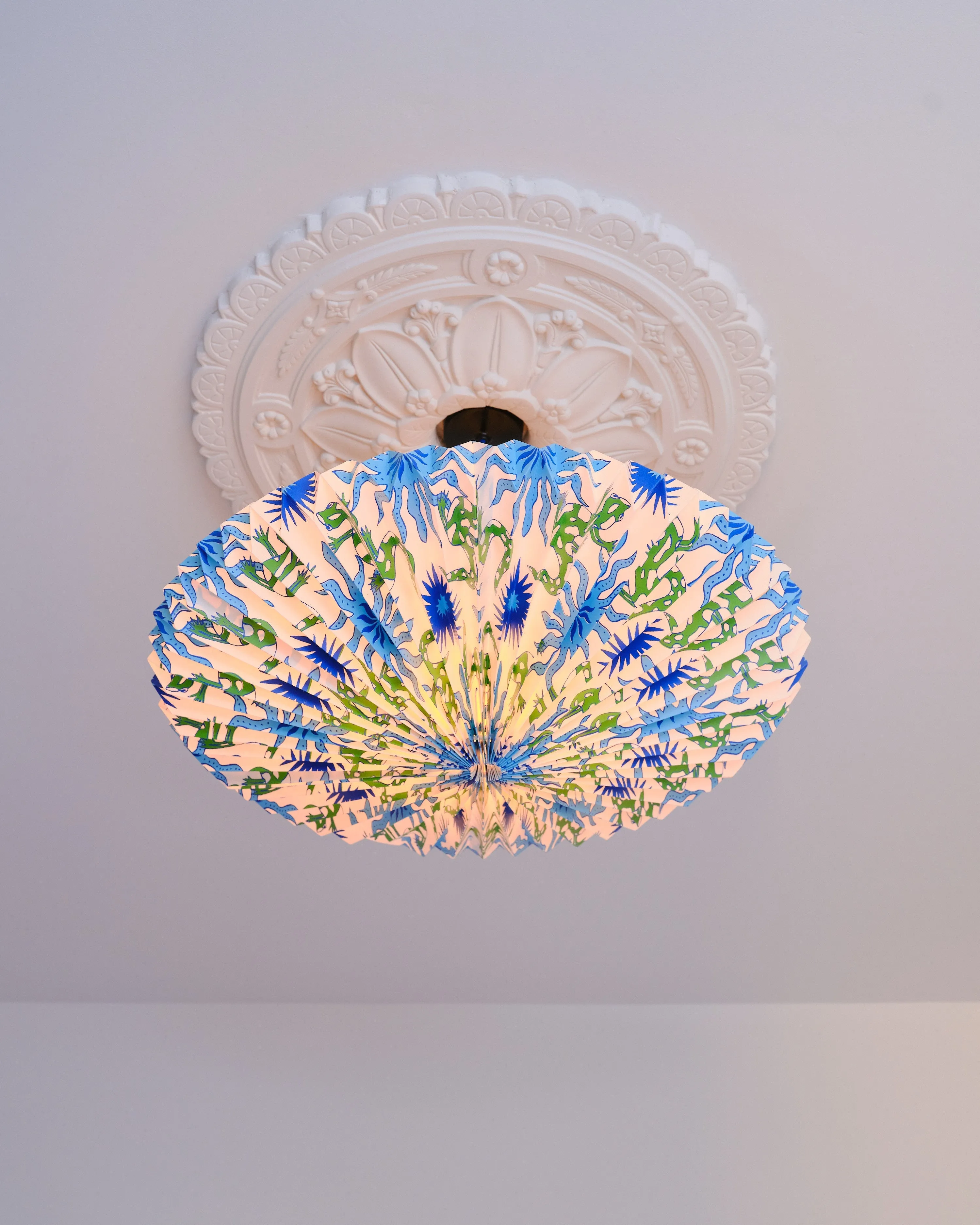 Origami Paper Lightshade Eclipse 'Dancing Lizards'